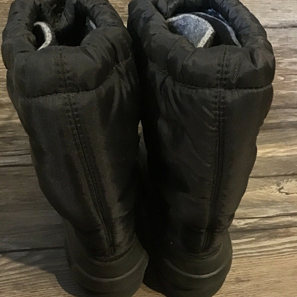 SOREL Black Snow Boots Fleece Lined/Waterproof Kid - Picture 4 of 7